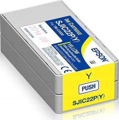Katridha boje Epson SJIC22P Y, për Epson TM C3500, e verdhë