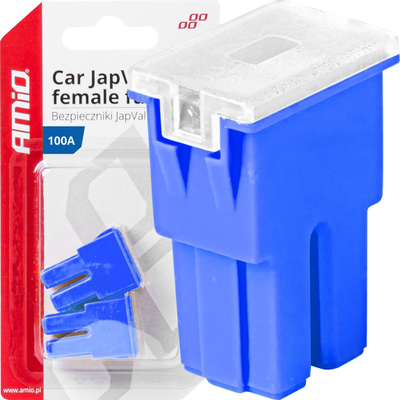 Siguresë auto AMiO 03395, 100A, JapVal PAL, blu