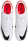 Фудбалски копачки Nike Zoom Vapor 15 Academy FG MG, за возрасни, бели со црвена боја