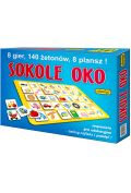 Lojë tavoline Adamigo Sokole Oko, set edukativ 8 në 1, për kalamaj
