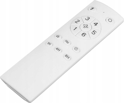 Ventilator tavani me dritë HOBBLE, me telekomandë, 4 fletë, gri e çelët