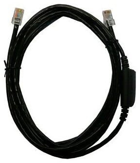 Kabllo rrjeti Poly Trio, RJ45, CAT5, 7.6m, e zezë