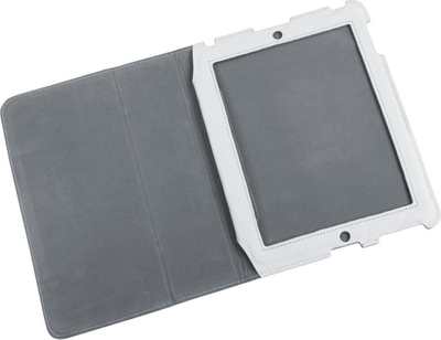QUER Кожна Футрола за Apple iPad 3, Бела
