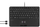 Tastierë Perixx PERIBOARD-526 H EN, mini me kabllo USB, trackball i integruar, e zezë