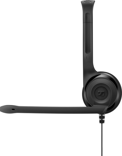 Kufje me mikrofon Sennheiser PC 5 CHAT, stereo, jack 3.5mm, e zezë