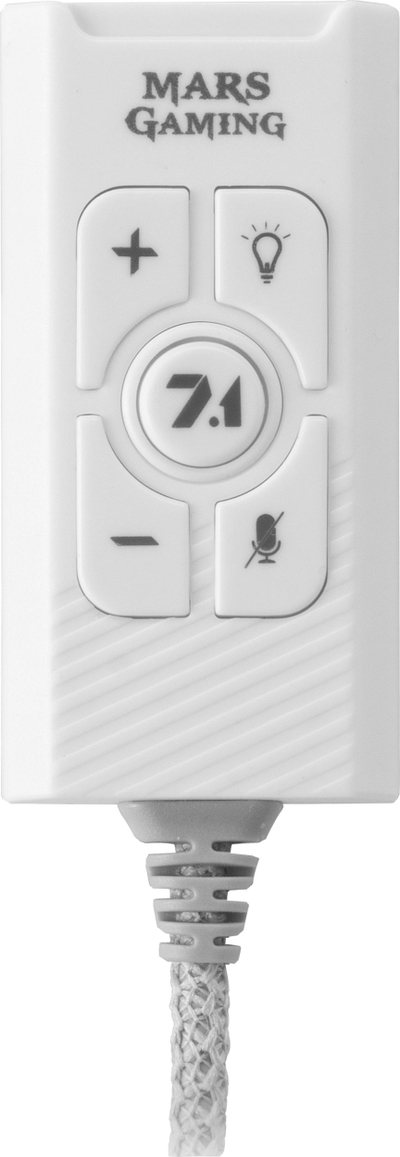 Karta zanore Mars Gaming MSC2W, 7.1, USB, e bardhë