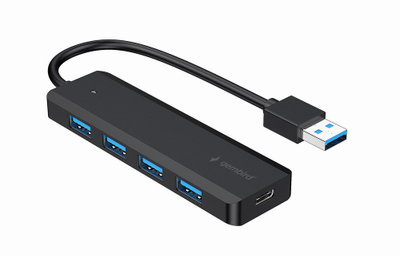 USB Hub Gembird UHB-U3P4P-02, 4 porta, USB 3.2, i zi