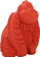 Lodër për qen Arm &amp; Hammer Super Treadz Mini Gorilla, gomë përtypse, 9 cm, e kuqe