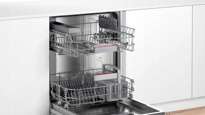 Lavastovilje e integrume Bosch SMV4ETX00E Series 4, 60cm, 13 sete enësh, inoks