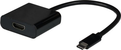 Kabllo USB EFB EBUSBC-HDMI-4K30, USB C në HDMI, 0.15 m, e zezë