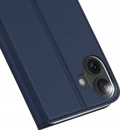 Mbulesë telefoni DUX DUCIS Skin Pro Series për iPhone 16, me qëndrim, me xhep për kartë, blu