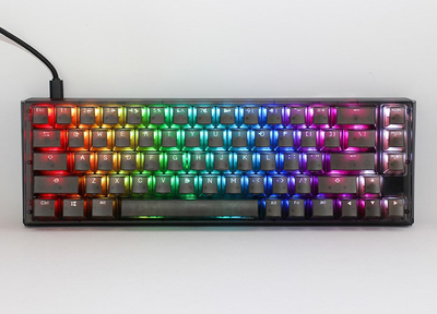 Tastierë Ducky One 3 Aura Black SF, Cherry MX Silent Red, e zezë