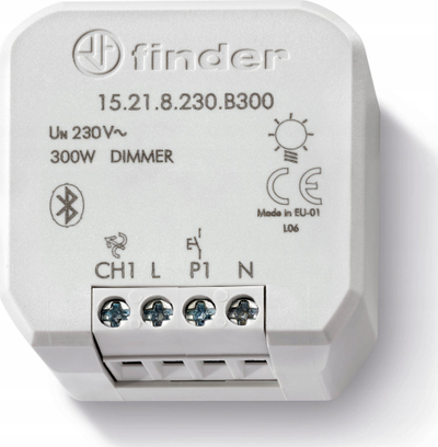 Dimmer inteligjent Finder YESLY 15.21.8.230.B300, 230V, 300W, gri