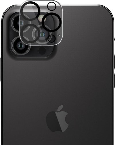 Mbrojtës lente ESTUFF Titan Shield ES501014, për iPhone, xham i temperum, transparent