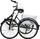 Преклопен велосипед 3-KOOWY 24", Shimano 6 брзини, црн