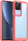 Mbrojtëse telefoni Hurtel Outer Space për Xiaomi Poco F4 5G, kornizë e butë, transparente, e kuqe