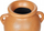 Vazo dekorative DABONG Ceramic, terrakote, 42 cm, portokalli