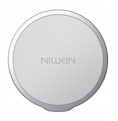 Магнетски држач за телефон Nillkin Foldable Ring Buckle, самолеплив на задниот дел од телефонот, со преклопен прстен, сив