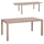 Tavolinë oborri e zgjatshme Krum HM6277.04, alumin, 160-240x90x73 cm, cappuccino