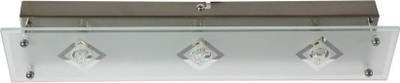 Kandil muri Candellux Kra 23-89284, 3xG9 40W, xham mat, inoks