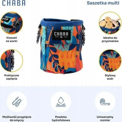 Çantë trajnimi për qen Trixie Multi Story, ndarje për shpërblime dhe qese higjienike, e gjelbër