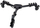 Bazë me rrota për tripod SmallRig Universal Tripod Dolly, universale, për mini tripod, e zezë
