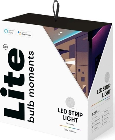 Shirit LED Lite Bulb Moments, 2 x 5m, RGB, shumëngjyrësh