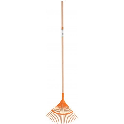 Гребло за градина Flo, метално, 21 заби, рачка 120 cm