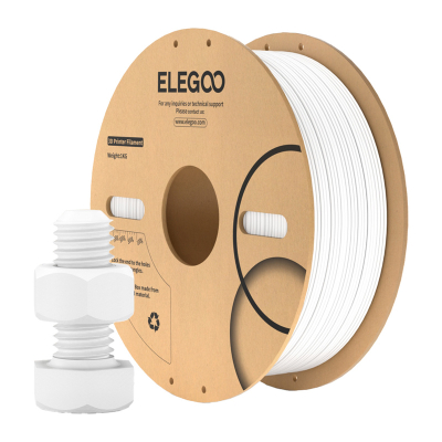 Filament 3D ELEGOO ABS, 1.75mm, 1kg, i bardhë