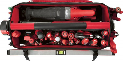 Çantë veglash Milwaukee Packout Tote, 500mm, material balistik, e kuqe