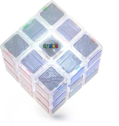 Lodër logjike Rubik's Cube 3x3 Pulsating Light, me drita pulsante, shumëngjyrëshe