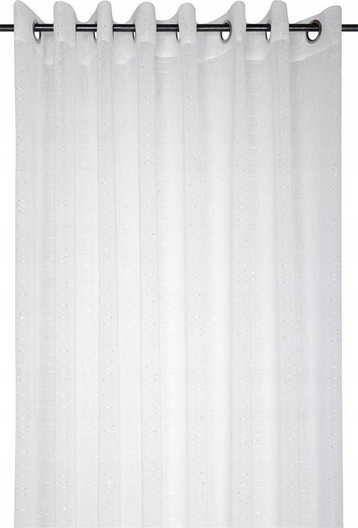 Perde Stof Celian, për dritare ballkoni 300x260 cm, poliester, e bardhë