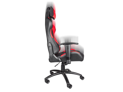 Karrige lojërash Genesis Nitro 550, 150 kg, e zezë/e kuqe