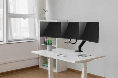 Mbajtëse monitori Gembird MA-DA3-03, 27", 18 kg, e zezë