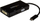 Adapter video USB C StarTech 3 në 1, 4K 30Hz, i zi