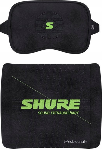 Сет перници од мемориска пена Noblechairs Shure Edition, за гејминг столица, црн
