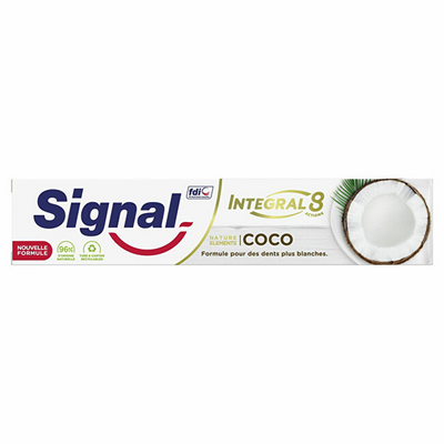 Pastë e dhëmbëve Signal Natural Elements Integral 8 Coco White kSG085, 75 ml