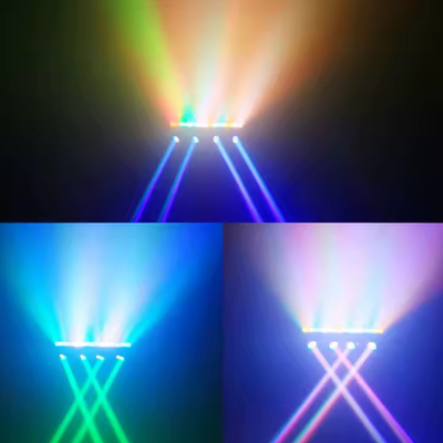 Сет осветлување Light4Me MT BAR 3, 4x40W RGBW ЛЕД, движечки глава wash derby, со статив