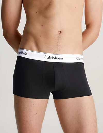Mbathje për meshkuj Calvin Klein, 3 copë, të zeza