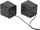 Altoparlantë Manhattan 2600 Series, 2x3W, USB me adapter USB C, të zinj me portokalli
