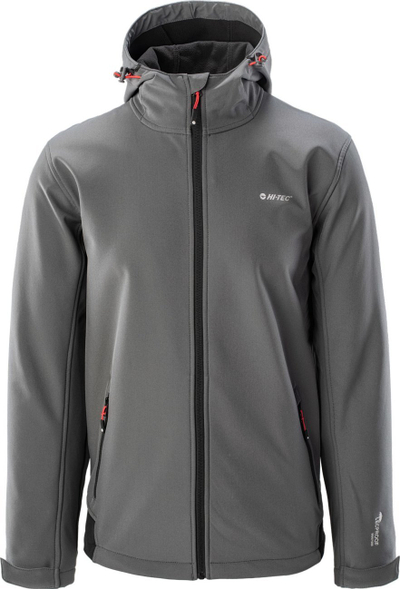 Xhaketë softshell Hi-Tec Noxon M për burra, që s’e kap uji, gri