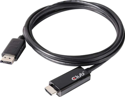 Kabllo DisplayPort në HDMI Club3D CAC-1080, 2m, 4K 60Hz, e zezë