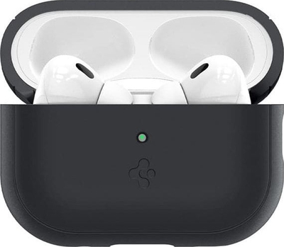 Mbulesë mbrojtëse Spigen Protective Case për AirPods Pro 2, silikon, me rrip, e zezë