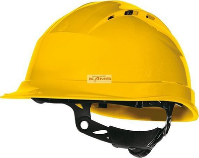 Заштитен шлем Deltaplus Quartz Up IV QUARUP4RO, вентилиран, црвен