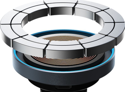 Mbajtëse magnetike për veturë Joyroom JR-ZS240, karikim wireless 15W, e zezë