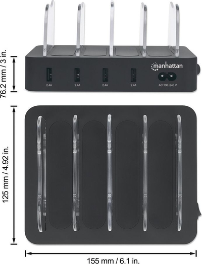 Karikues Manhattan 4x USB-A 2.4 A