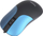 Mouse Marvo DMS002BL, 1200 DPI, me kabllo, blu