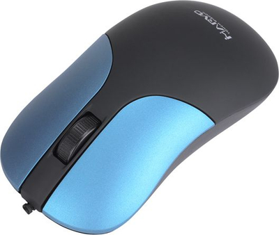 Mouse Marvo DMS002BL, 1200 DPI, me kabllo, blu