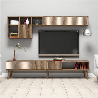 Mobilje TV Hommy Craft Milan Core, 180 cm, PAL 18 mm, dru natyral