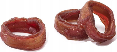 Shpërblim për qen MACED Rings With Duck And Fish, mish pate dhe peshku, 500 g